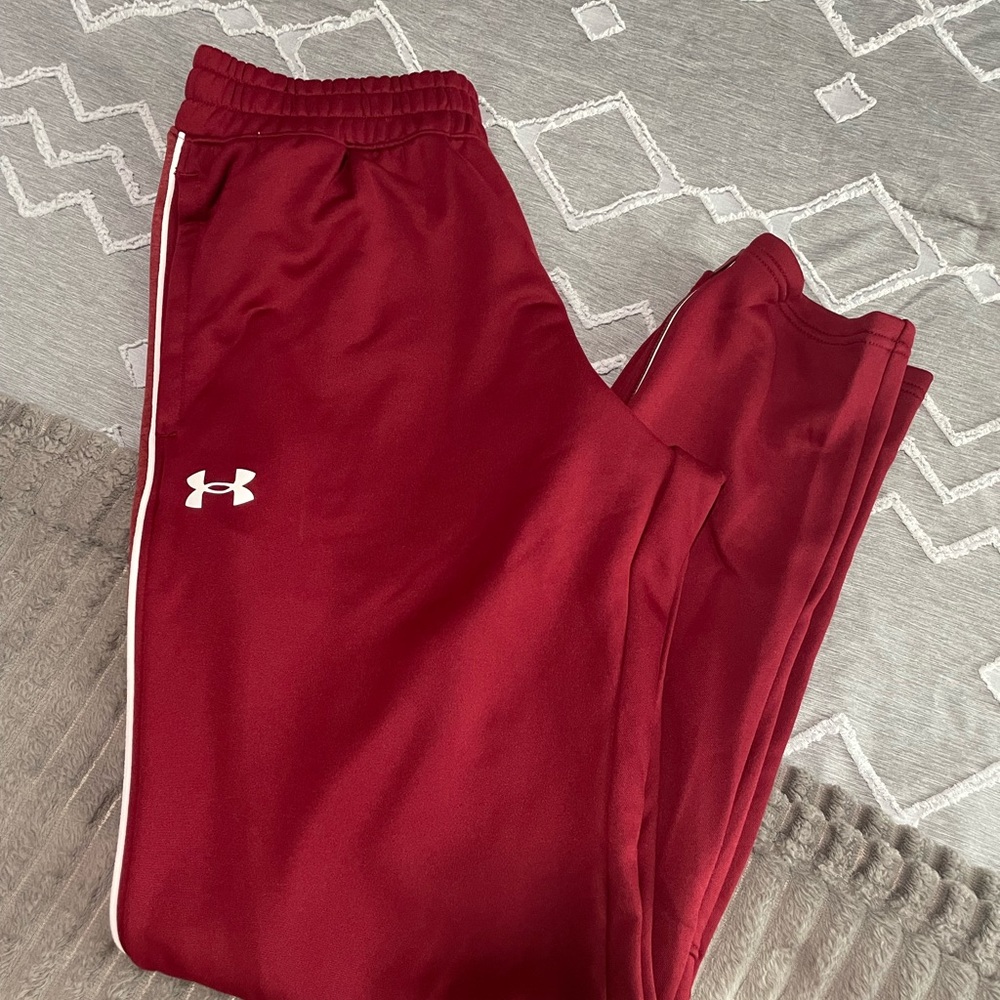 Under Armour Men’s Maroon Athletic Track Pants